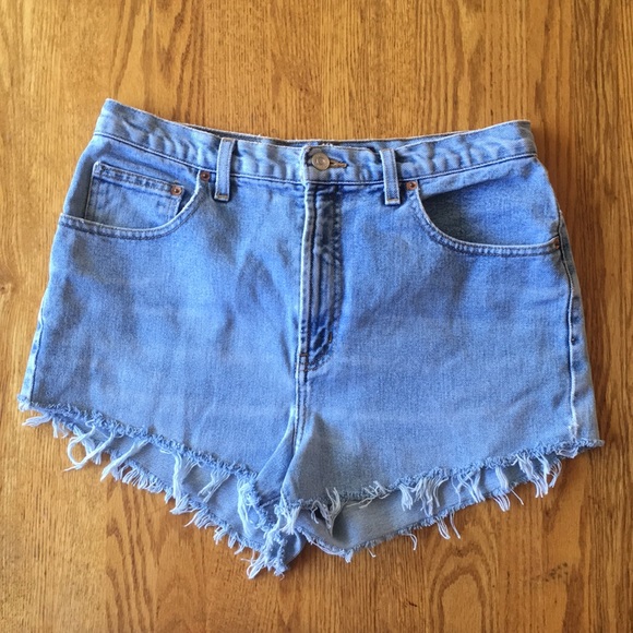 The Limited Pants - VINTAGE High Rise Light Wash Denim Shorts | 12
